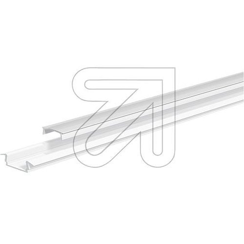 Aluminium-Profil flach 200cm weiß APFLAT3AM200W - EAN 4037293029575