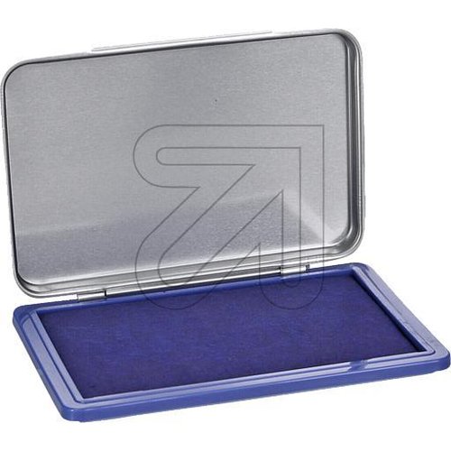 Metall-Stempelkissen 7x11cm blau - EAN 4064088000099