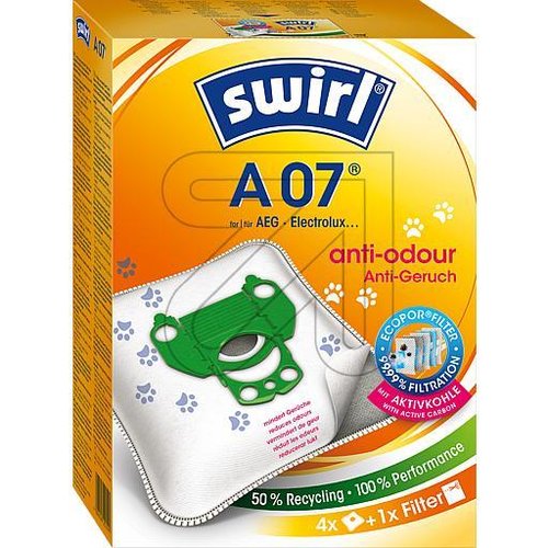Staubbeutel Swirl A 07 Anti OdourEcoPor - EAN 4006508202591