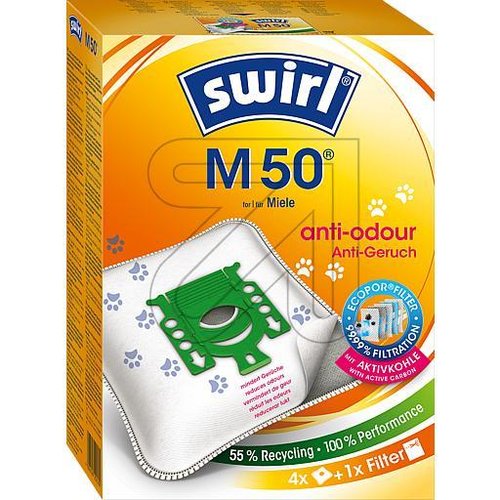 Staubbeutel Swirl M 50 Anti OdourEcoPor - EAN 4006508202584