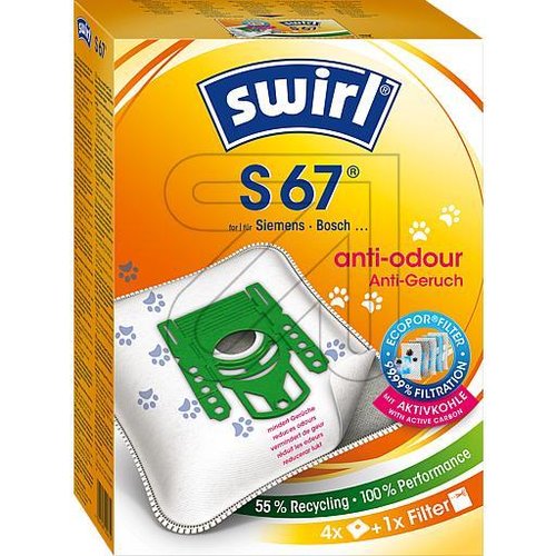 Staubbeutel Swirl S 67 Anti OdourEcoPor - EAN 4006508202614