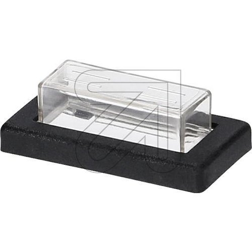 PVC-Kappe klar 1-pol. mit Rahmen schwarz für Schalter - EAN 4027236013082