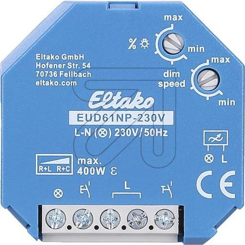 Eltako Universal-Dimmschalter EUD61NP-230V - EAN 4010312108062