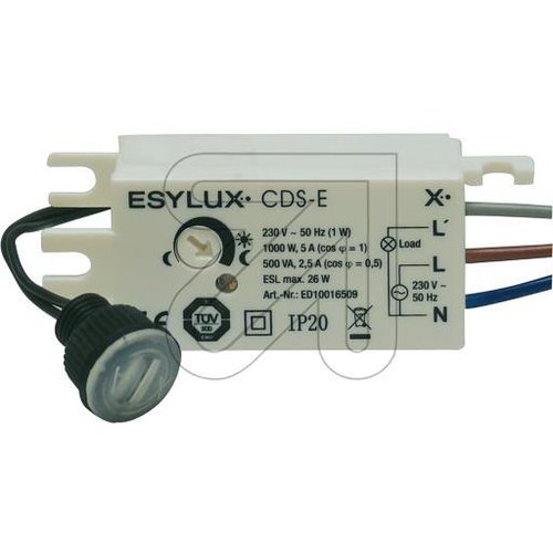Dämmerungsschalter ESYLUX CDS-E weiß ED10016509 - EAN 4015120016509
