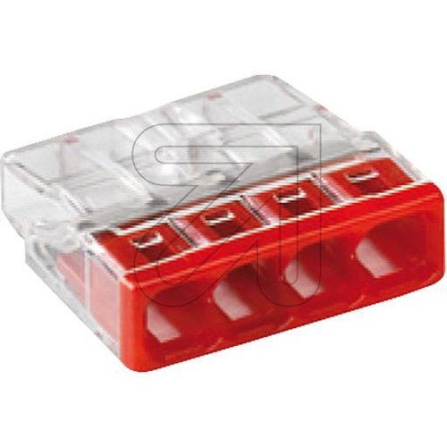 WAGO Compact-Steckklemme rot 4x2,5mm² 2273-204 - EAN 4050821027867