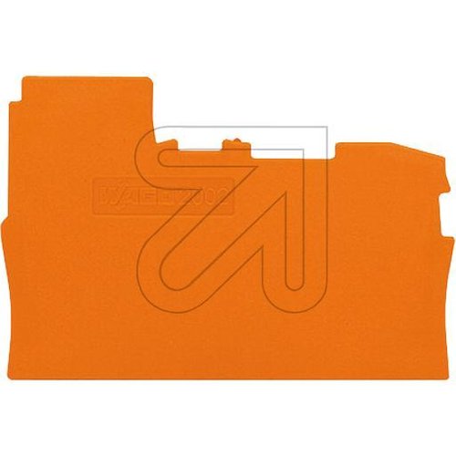 WAGO Abschlussplatte orange 2002-7192
