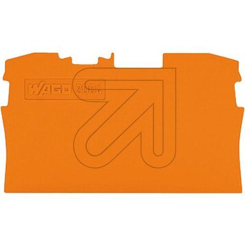 WAGO Abschlussplatte orange 2004-1292