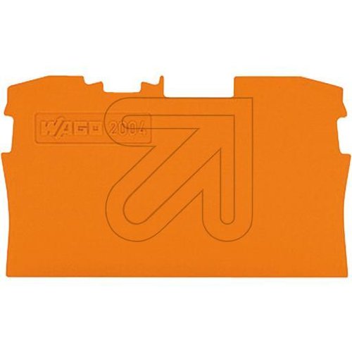 WAGO Abschlussplatte orange 2006-1292 - EAN 4017332072618