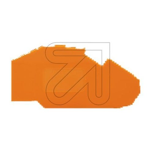 WAGO Abschlussplatte orange 780-317 - EAN 4017332287289