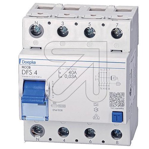 Doepke FI-Schalter DFS 4 0040-4/0,03-A 09134901 - EAN 4014712090064