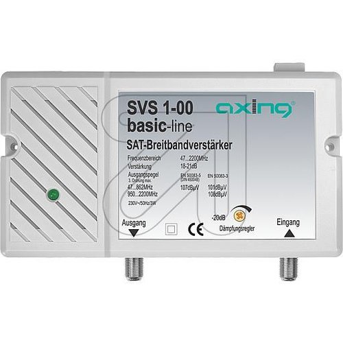 Sat-Breitbandverstärker SVS 1-00 - EAN 7611682150018