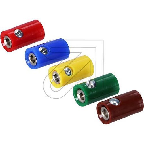 Mini-Bananenkupplung farbig sortiert - EAN 4014470061603