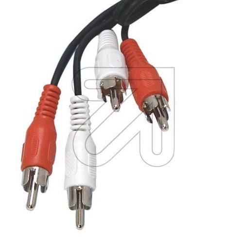EGB Cinch-Kabel 2xStecker/2xStecker 2,5 m - EAN 4027236001515