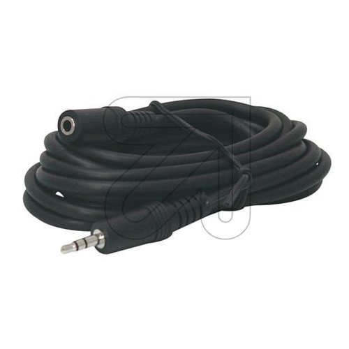 EGB Kabel 2,5m mit Klinkenstecker 3,5 mm und Klinkenbuchse 3,5mm, Stereo - EAN 4027236001584
