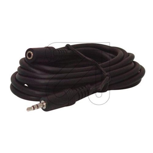 EGB Kabel 5,0m mit Klinkenstecker 3,5 mm und Klinkenbuchse 3,5mm, Stereo - EAN 4027236001720