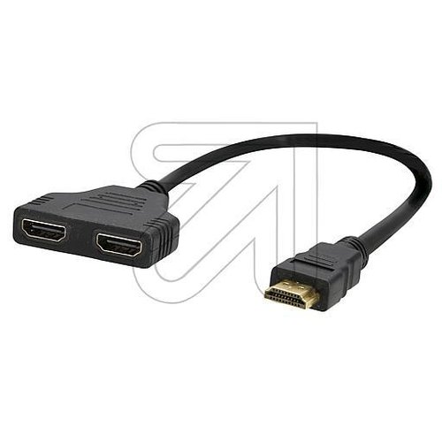 EGB HDMI-Verteiler 1 x Stecker/2 x Kupplung - EAN 4027236000051