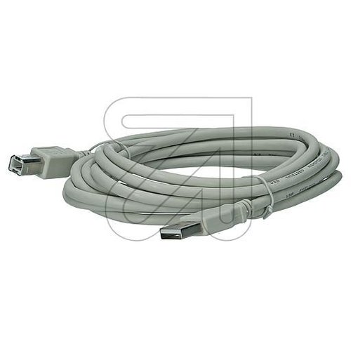 EGB USB-Verbindungskabel Stecker A auf B 5m - EAN 4027236008453