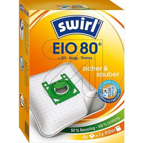 Staubbeutel Swirl EIO 80 MicroPor Plus Green - EAN 4006508179350