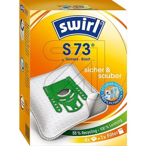 Staubbeutel Swirl S 73 MiroPor Plus Green - EAN 4006508193295