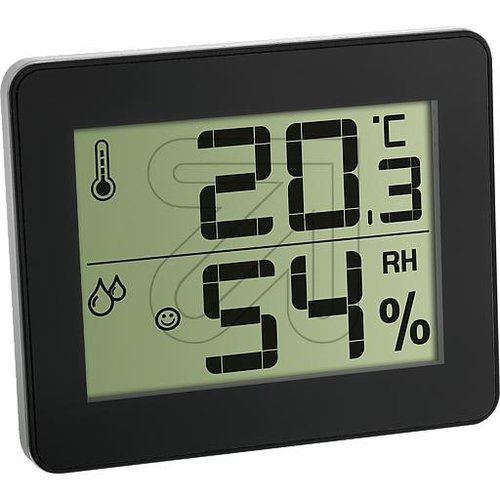 Thermo-Hygrometer 30.5027.01 schwarz - EAN 4009816023223