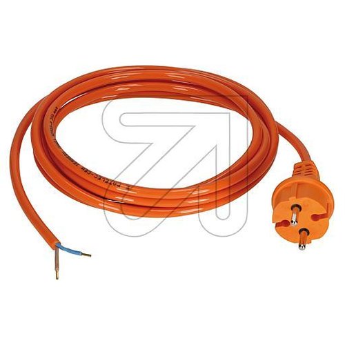 EGB Anschlussleitung PUR H05BQ-F 2x1mm² orange  3m - EAN 4027236000839