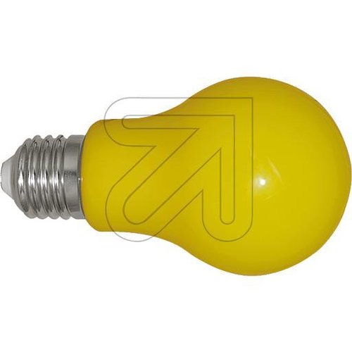 LED Lampe Glühlampenform  E27 3W gelb  A27GE36 - EAN 4260452134098