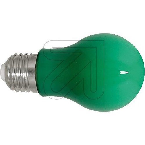 LED Lampe Glühlampenform  E27 3W grün  gg106548 - EAN 4260452134104