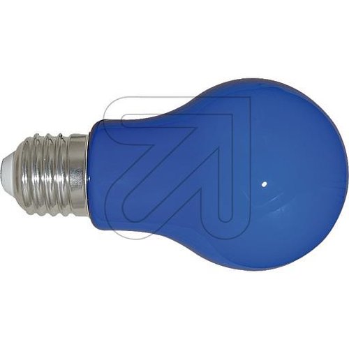 LED Lampe Glühlampenform  E27 3W blau  A27BL36 - EAN 4260452134111