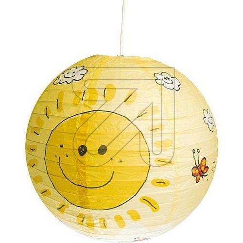 Pendelleuchte gelb 'Papierballon Sunny' 154 - EAN 4036239001545