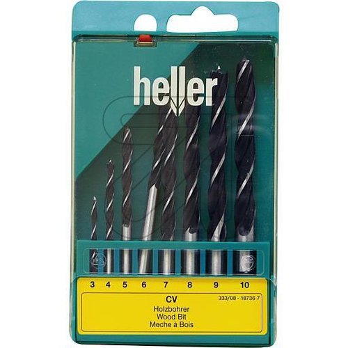 Heller CV-Holzbohrer-Satz 8tlg. 3-10,0mm - EAN 4010159187367