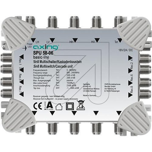 Axing Multischalter SPU   58-06 - EAN 7611682005332