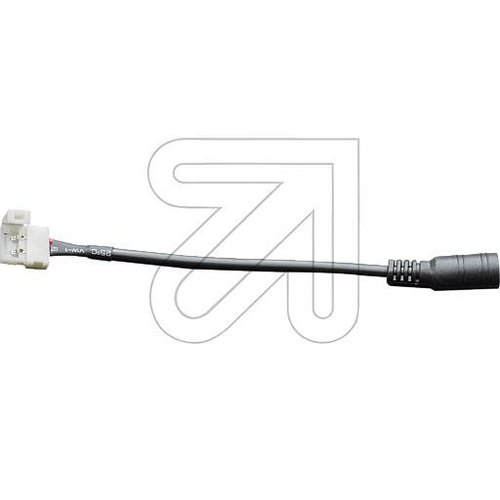 EGB Einspeise-Zuleitung für LED-Stripes 10mm, schwarz - EAN 4027236039662