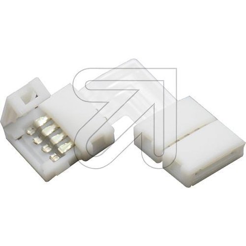 EGB Clip-Eck-Verbinder für RGB-Stripes 10mm (4-polig) - EAN 4027236039716