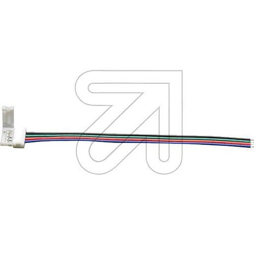 EGB Clip-Flex-Einspeisung für RGB-Stripes 10mm (4-polig) - EAN 4027236039709