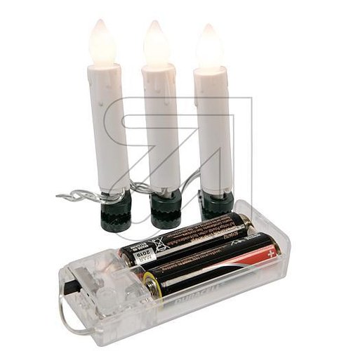 EGB LED Kerzenkette 10flg. ww 943121 batteriebetrieben - EAN 4027236032595