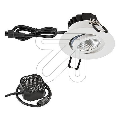 LED-Einbaustrahler weiß IP65 3000K 6W PC650N60102 - EAN 4037293018524