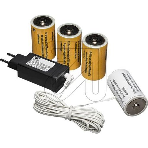 Netzadapter f. Batterieartikel 4 x D 6V 5184-000 - EAN 7318305184008