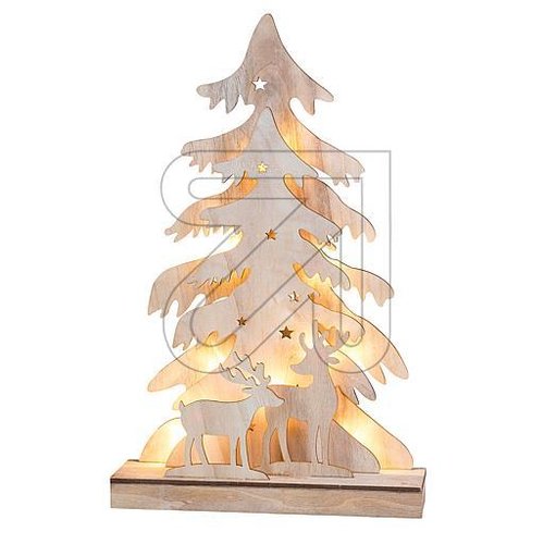 LED Weihnachtsbaum mit Hirsch 3D CLE07-2804 - EAN 4260511315352