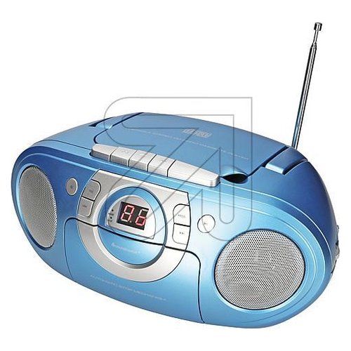 Radio mit CD/Kasette SCD 5100 blau - EAN 4005425005919