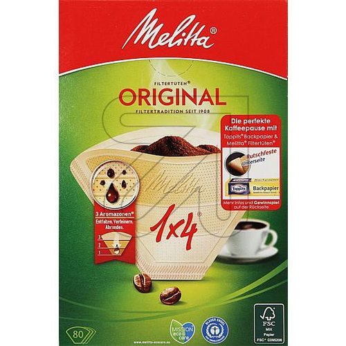 Melitta-Kaffee-Filter 1x4 1-1097-61 - EAN 4006508206810
