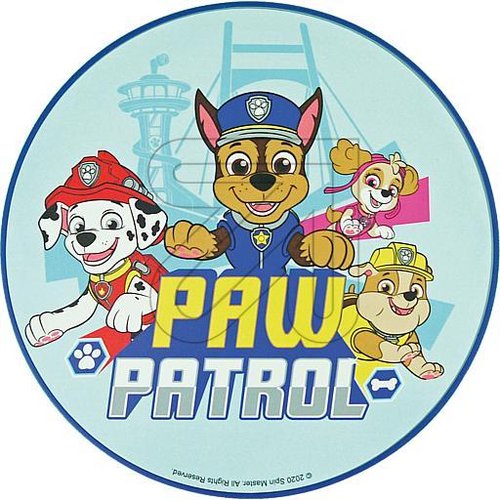 Wandleuchte 'Paw Patrol' blau mit Dekor 40690 - EAN 4036239406906
