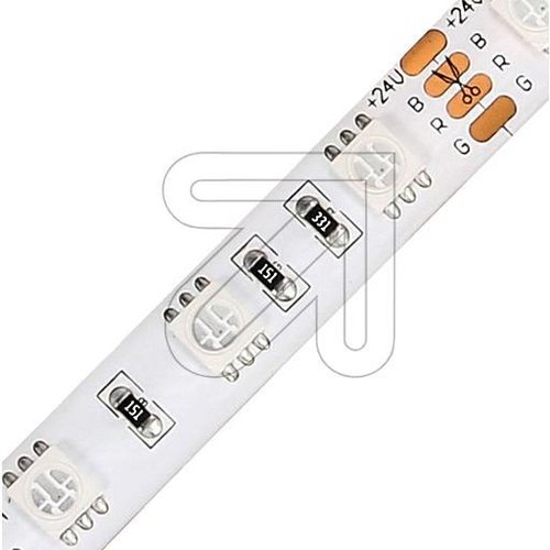 EGB LED Stripe-Rolle RGB IP54/IP20, 24V-DC 65W/10m (Chip 5050) - EAN 4027236046622