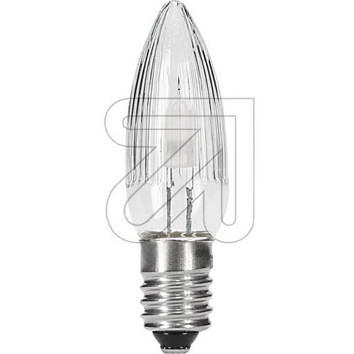 LED-Topkerze halb geriffelt E10 8-55V 0,1-0,5W 920055 - EAN 4001233920055