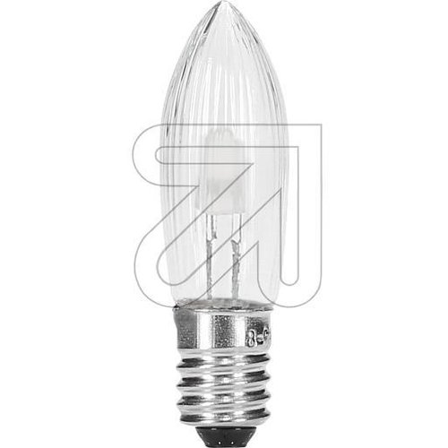 LED-Topkerze geriffelt E10 8-34V 0,2W 913231 (alternativ: 8-55V / 0,1-0,5W) - EAN 4001233913231