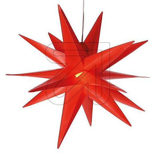 Kunststoffstern 35cm rot CAS30192 - EAN 4260631860350