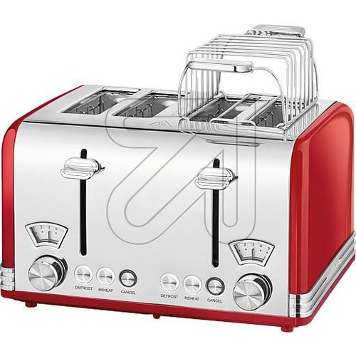 4 Scheiben-Toaster 'ProfiCook' PC-TA 1194 rot - EAN 4006160119404