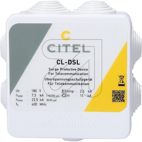 CITEL Überspannungsschutz  CL-DSL  6400066 für Telekommunikations-Anwendungen - EAN 3309450041098