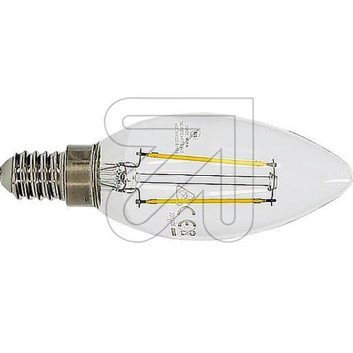 EGB Filament Kerzenlampe Ra>95 klar E14 3W 250lm 2700K - EAN 4027236045007