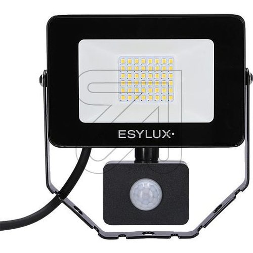 LED-Strahler schwarz mit BWM 4100K 10W EL10810930 - EAN 4015120810930