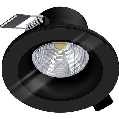 LED-Einbaustrahler IP44 6W 4000K, schwarz 230V, Abstr.< 70°, 99494 - EAN 9002759994945